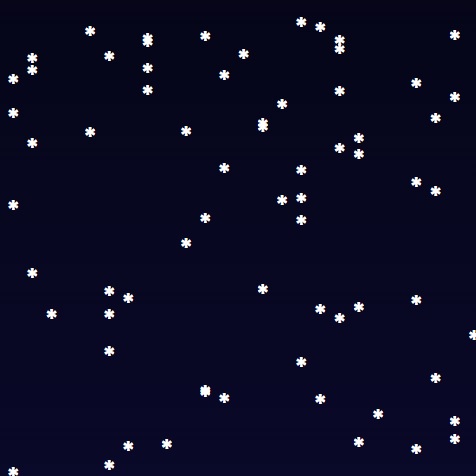 Animated background - Snow